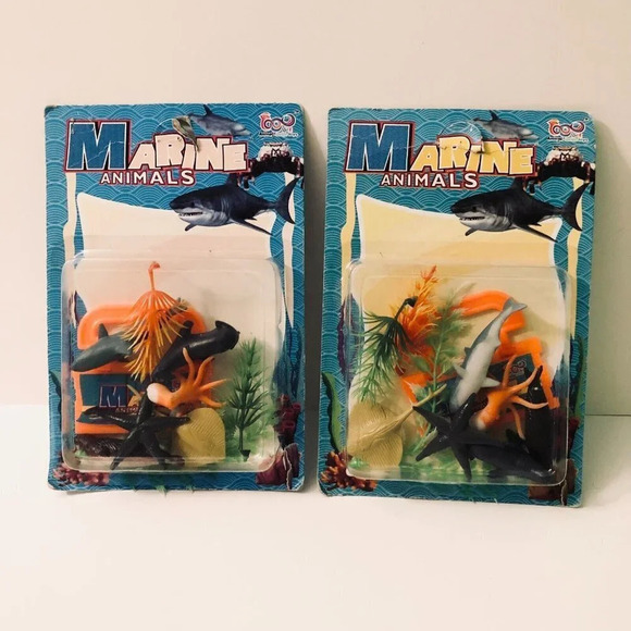 Lot of 2 Marine  Animals Animal Series Toys - Picture 1 of 16